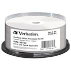 Verbatim Blu-ray BD-R SL 25GB 6x Printable 25-cake NON-ID
