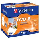 Verbatim DVD-R 10ks Printable/16x/4.7GB/Jewel 43521