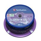 Verbatim DVD+R(25-pack) Double layer/8x/8.5GB/spindle 43757