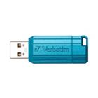 Verbatim Flash Disk 16GB Hi-Speed Store 'n' Go, Pinstripe, USB 2.0, Caribbean modrá 49068