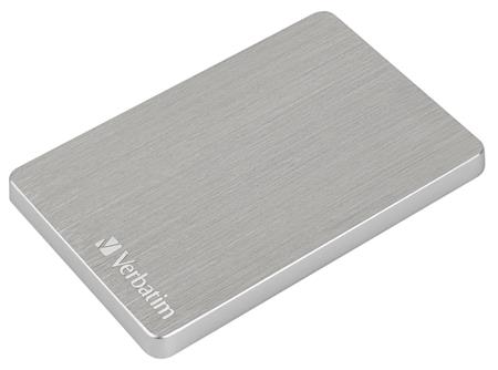 Verbatim HDD 2.5" 1TB USB 3.2/USB-C Gen 1 ALU Slim stříbrný, externí disk Store ‘n’ Go