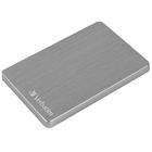 Verbatim HDD 2.5" 2TB USB 3.2/USB-C Gen 1 ALU Slim šedý, externí disk Store ‘n’ Go