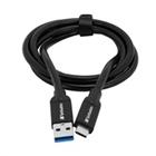 Verbatim kabel USB 3.1 Type-C to USB-A Stainless Steel Cable 100cm GEN2 (Black) 48871