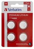 Verbatim Lithium baterie CR2032 3V 4ks v balení 49533