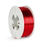 Verbatim PET-G struna 1,75 mm pro 3D tiskárnu, 1kg, červená transparent 55054