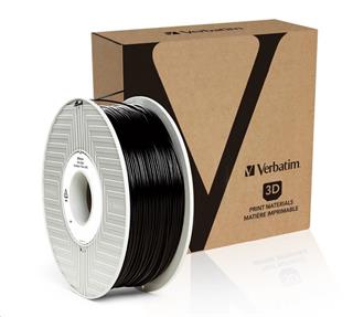 Verbatim PLA struna 1,75 mm pro 3D tiskárnu, 1kg, černá (BK1) 55318