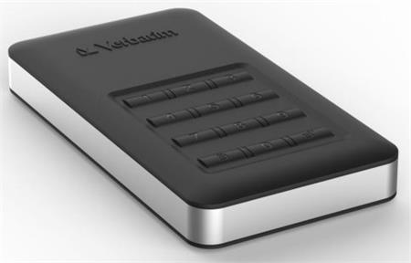 Verbatim Store 'n' Go 2,5" 1TB HDD - šifrovaný externí disk s numerickou klávesnicí ,USB 3.1/USB-C 53401