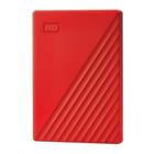 WD My Passport portable 2TB, červená