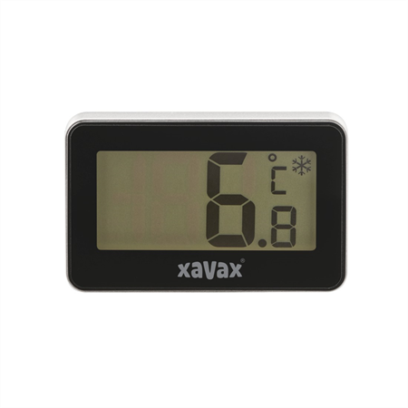 Xavax digitální teploměr do chladničky/ mrazáku, černý; 185853