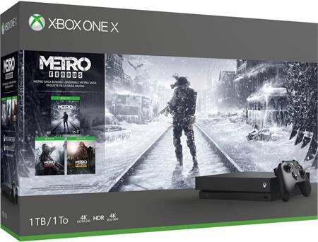 Xbox One X 1TB Black + Metro Exodus